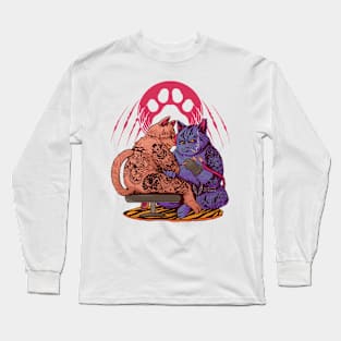 Tattoo Cat Long Sleeve T-Shirt